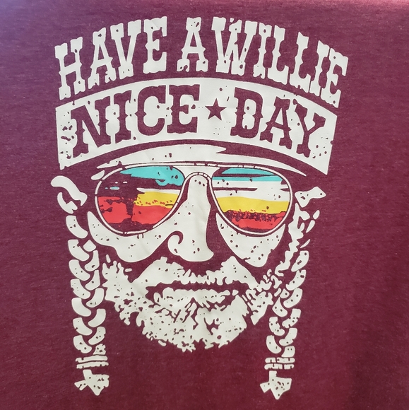 Willie Nelson Willie Nice Day Muscle Tank - Picture 3 of 3